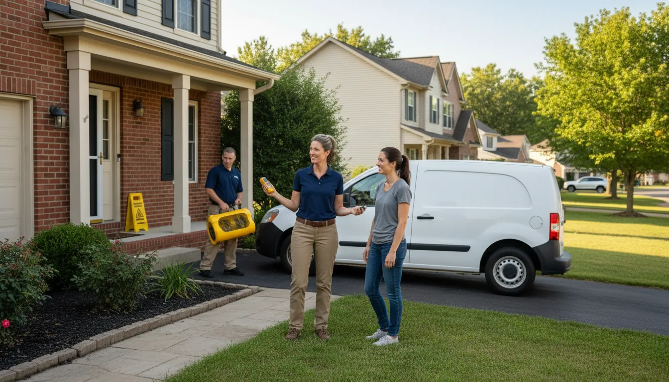 Residential water damage restoration in Tacna, AZ